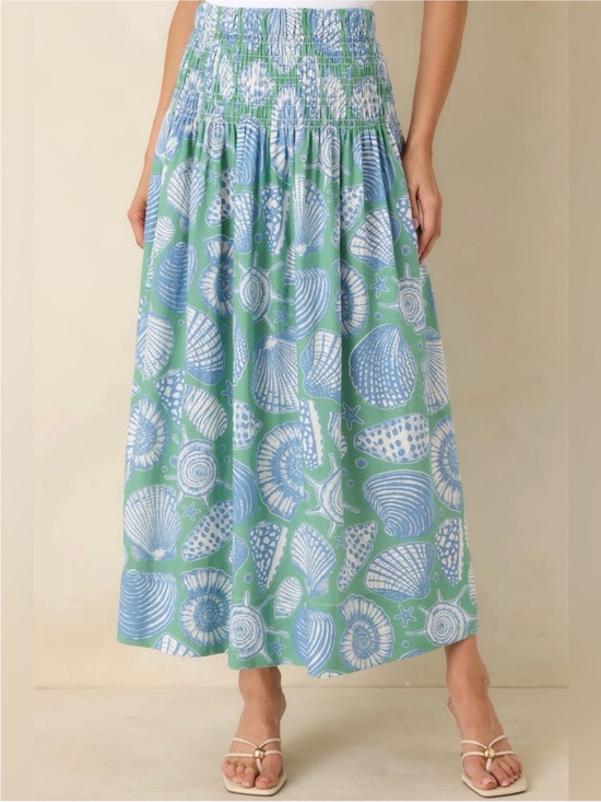 Prosperina Dresses & Skirts - PARADISA SIESTA KEY OCEANA BLUE MULTI CONVERTIBLE SKIRT DRESS Size Large NWT